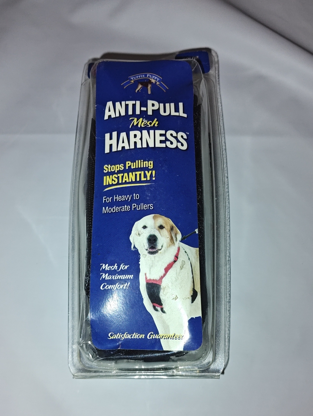 Yuppie Puppy Anti-Pull Mesh Harness Black XL NWT
